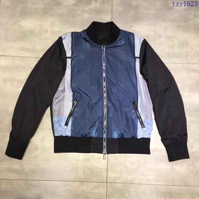 Armani男裝 19春夏新款 雙面夾克 阿瑪尼拼色男外套  tzy1623