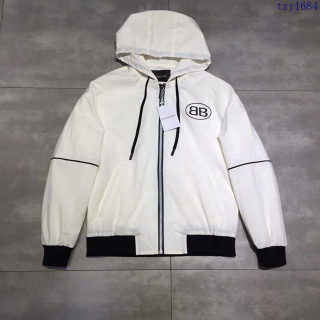 Balenciaga外套 專櫃同步 巴黎世家連帽外套 黑色拉鏈上衣  tzy1684