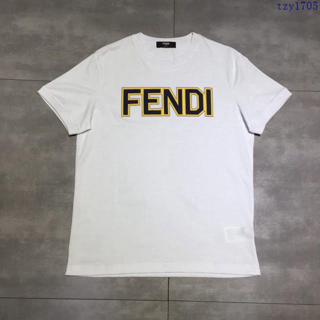 Fendi短袖 19春夏新款 芬迪白色T恤  tzy1705