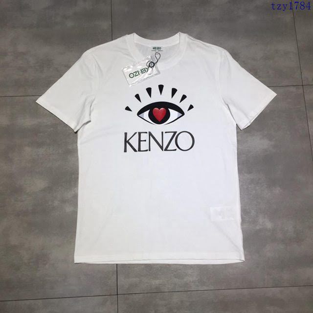 Kenzo短袖衣 2019春夏新款 凱卓男士白色T恤  tzy1784