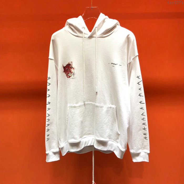 OffWhite男裝 19-20FW新款 最高品質 off連帽衛衣 off白色套頭男衛衣 男士秋季新款單品  tzy2271