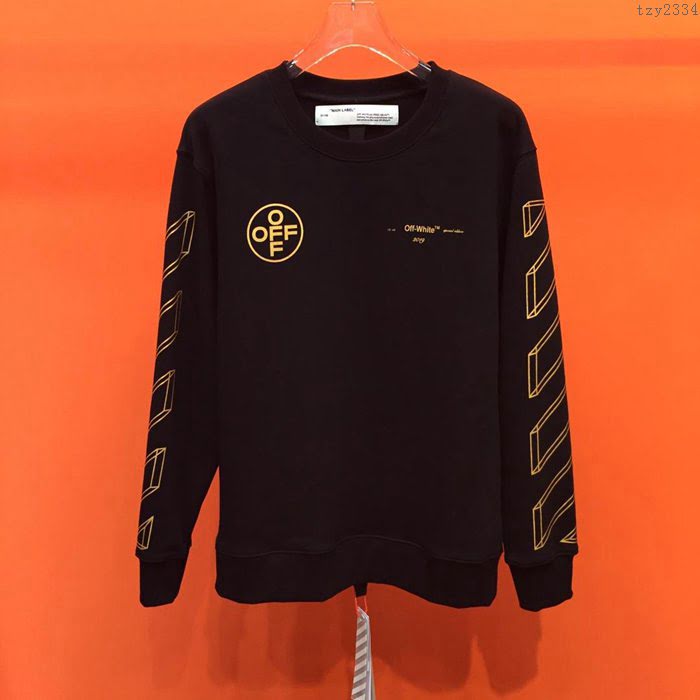 OffWhite男裝 19-20FW新款 最高品質 off男士圓領男衛衣 男士秋季新款單品  tzy2334