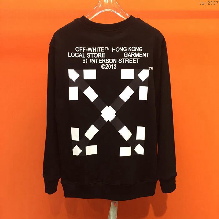 OffWhite男裝 19-20FW新款 最高品質 off男士圓領男衛衣 男士秋季新款單品  tzy2337