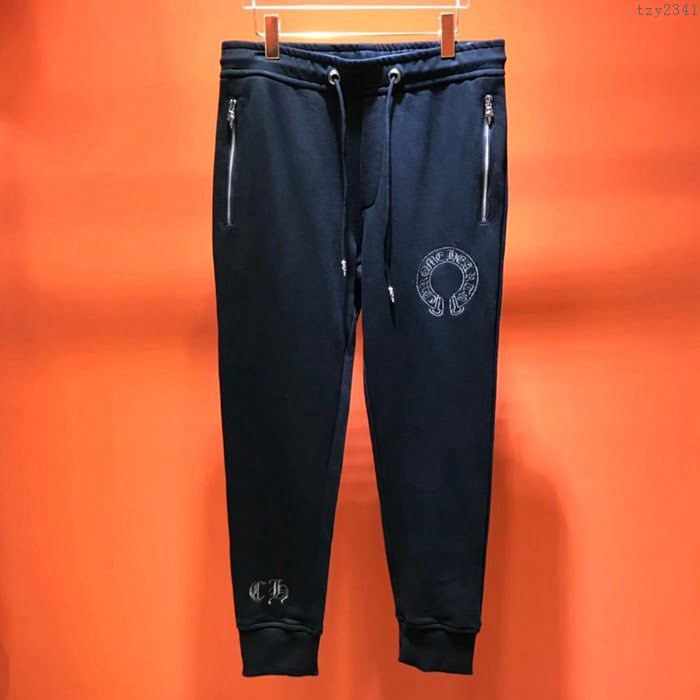 ChromeHearts男裝 克羅心19/20FW新款 重工刺繡衛褲 男士休閒褲  tzy2341
