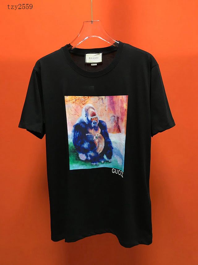 Gucci男T恤 2020新款短袖衣 男女同款 最高品質 古奇女款短袖  tzy2559