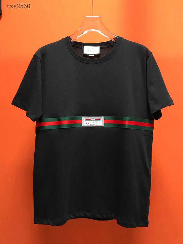Gucci男T恤 2020新款短袖衣 男女同款 最高品質 古奇女款短袖  tzy2560