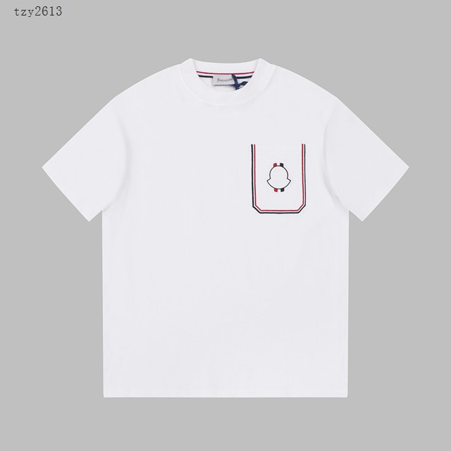 ThomBrowne湯姆布朗2023SS新款刺繡T恤 男女同款 tzy2613