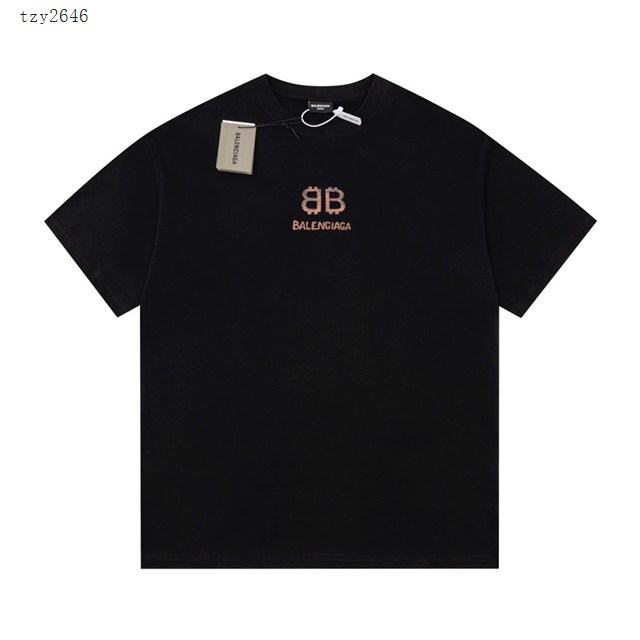 Balenciaga專櫃巴黎世家2023SS新款印花T恤 男女同款 tzy2646