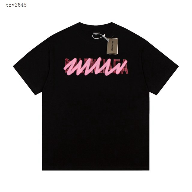 Balenciaga專櫃巴黎世家2023SS新款印花T恤 男女同款 tzy2648