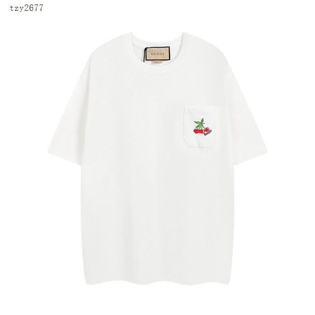 Gucci古奇專櫃古馳2023SS新款刺繡T恤 男女同款 tzy2677