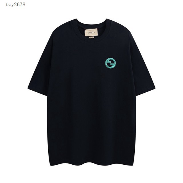 Gucci古奇專櫃古馳2023SS新款刺繡T恤 男女同款 tzy2678
