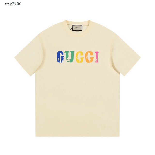 Gucci古奇專櫃古馳2023SS新款印花T恤 男女同款 tzy2700