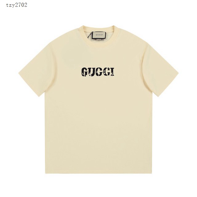 Gucci古奇專櫃古馳2023SS新款印花T恤 男女同款 tzy2702