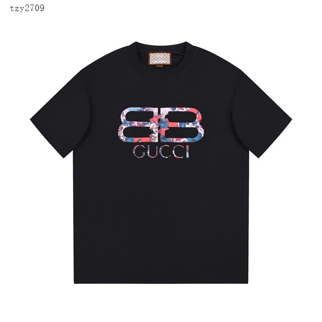 Gucci X Balenciaga 2023SS新款聯名印花T恤 男女同款 tzy2709