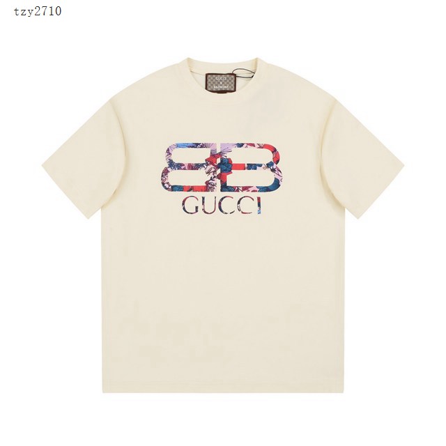 Gucci X Balenciaga 2023SS新款聯名印花T恤 男女同款 tzy2710