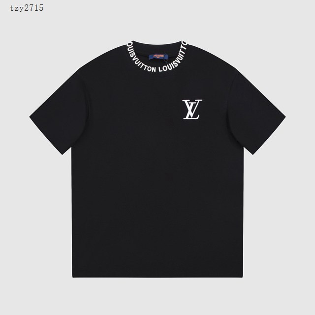 Louisvuitton路易威登Lv專門店2023SS新款刺繡印花T恤 男女同款 tzy2715