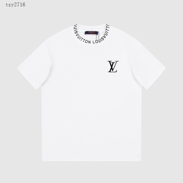 Louisvuitton路易威登Lv專門店2023SS新款刺繡印花T恤 男女同款 tzy2716