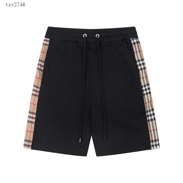 Burberry專櫃巴寶莉2023SS新款拼接格子短褲 男女同款 tzy2746