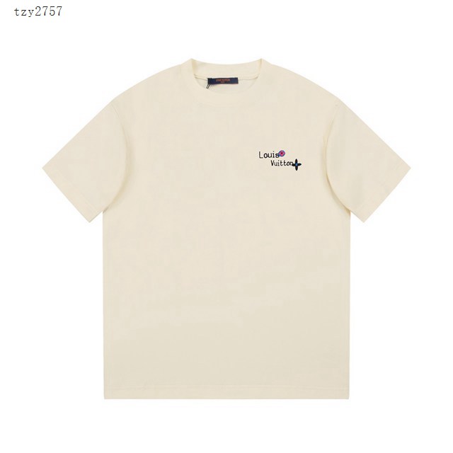 Louisvuitton路易威登Lv專門店2023SS新款刺繡T恤 男女同款 tzy2757