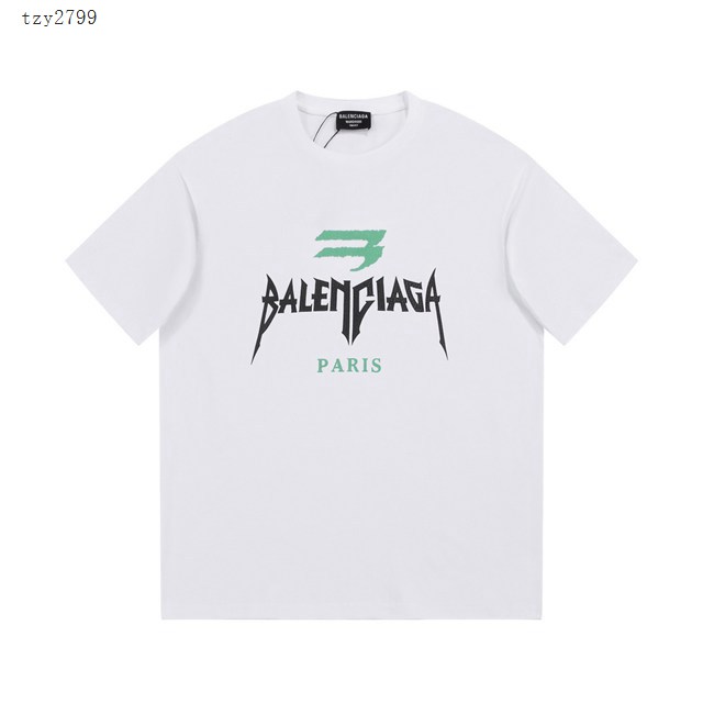 Balenciaga專櫃巴黎世家2023SS新款印花T恤 男女同款 tzy2799