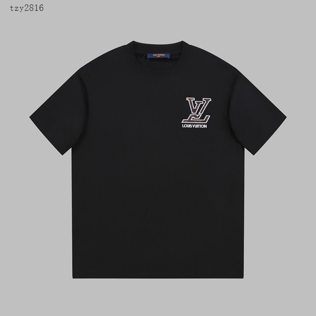 Louisvuitton路易威登Lv專門店2023SS新款刺繡T恤 男女同款 tzy2816