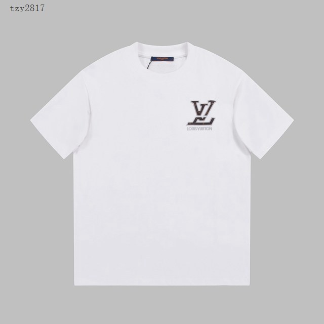 Louisvuitton路易威登Lv專門店2023SS新款刺繡T恤 男女同款 tzy2817