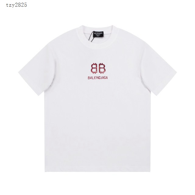 Balenciaga專櫃巴黎世家2023SS新款印花T恤 男女同款 tzy2825