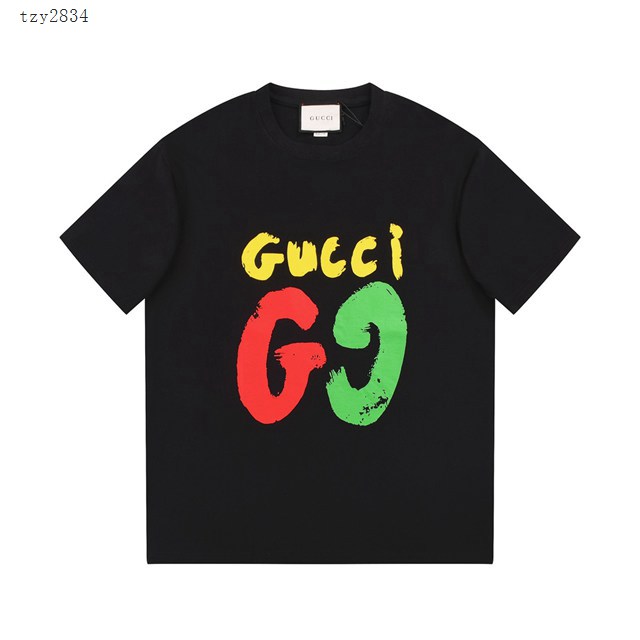 Gucci古奇專櫃古馳2023SS新款印花T恤 男女同款 tzy2834