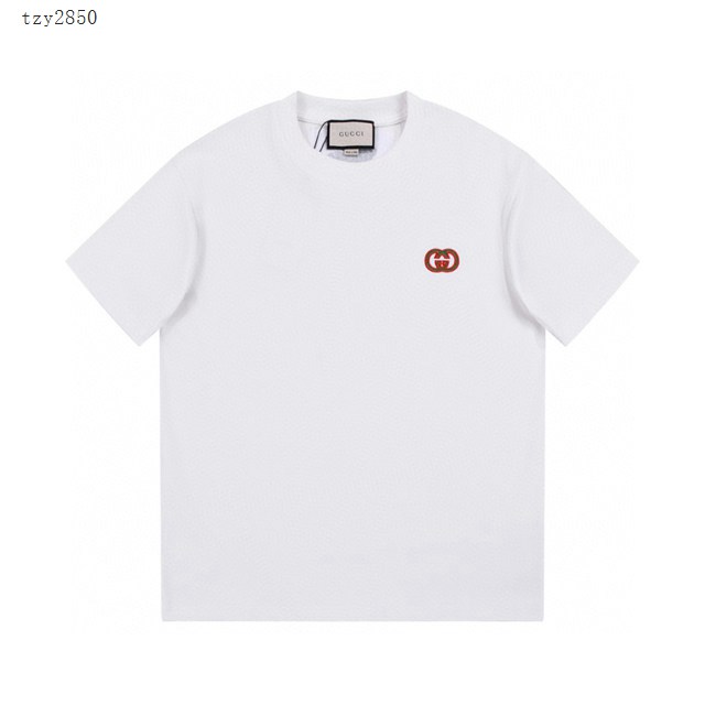Gucci古奇專櫃古馳2023SS新款刺繡T恤 男女同款 tzy2850