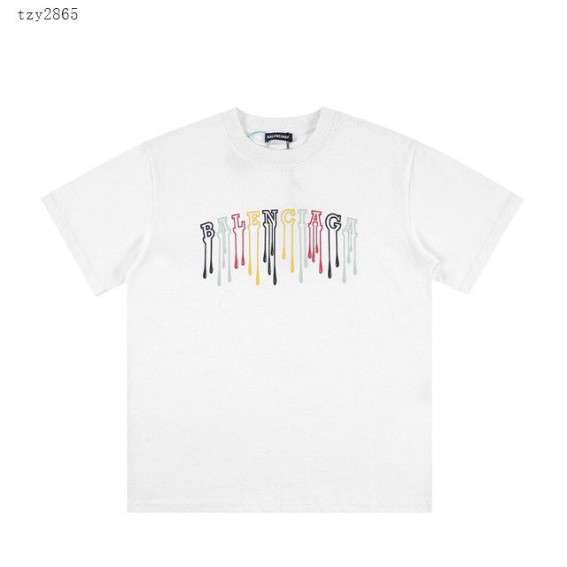 Balenciaga專櫃巴黎世家2023SS新款印花T恤 男女同款 tzy2865