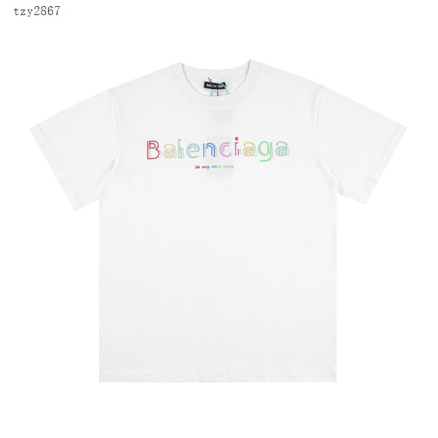 Balenciaga專櫃巴黎世家2023SS新款印花T恤 男女同款 tzy2867