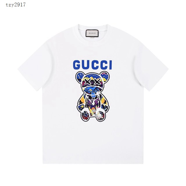 Gucci古奇專櫃古馳2023SS新款印花T恤 男女同款 tzy2917