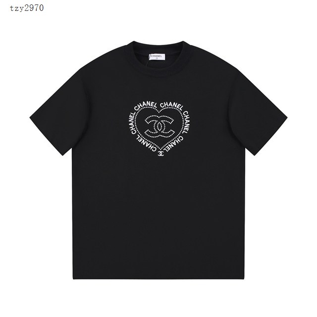 Chanel專門店香奈兒2023SS新款刺繡T恤 男女同款 tzy2970