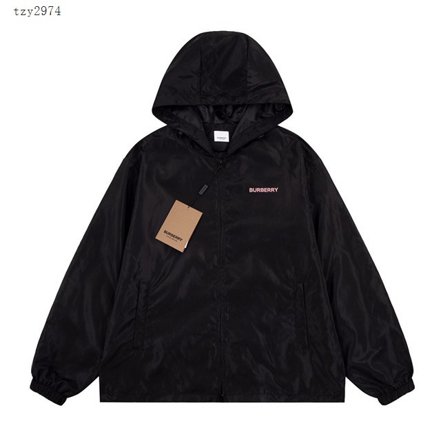 Burberry專櫃巴寶莉2023FW新款拉鏈連帽風衣外套 男女同款 tzy2974