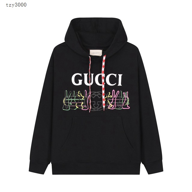Gucci古奇專櫃古馳2023FW新款印花連帽衛衣 男女同款 tzy3000