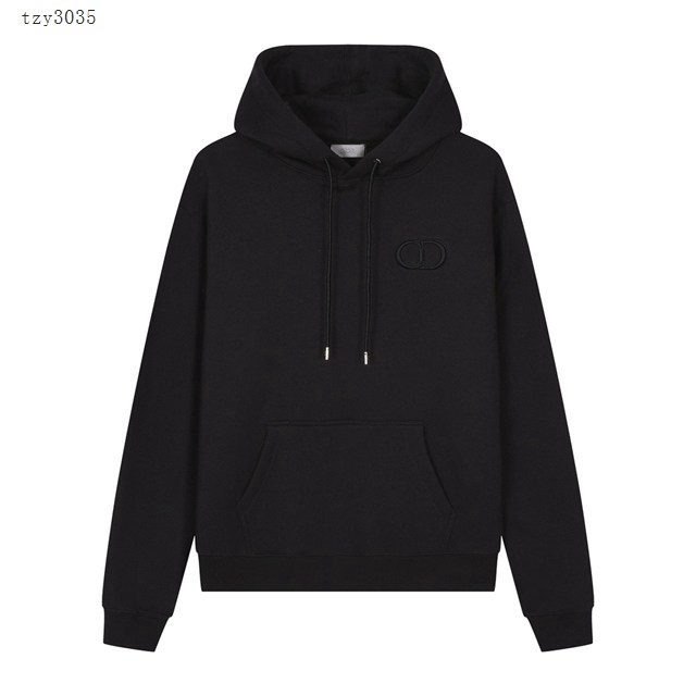 Dior專櫃迪奧2023FW新款刺繡拉絨連帽衛衣 男女同款 tzy3035