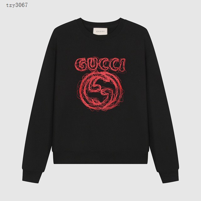 Gucci古奇專櫃古馳2023FW新款印花圓領衛衣 男女同款 tzy3067
