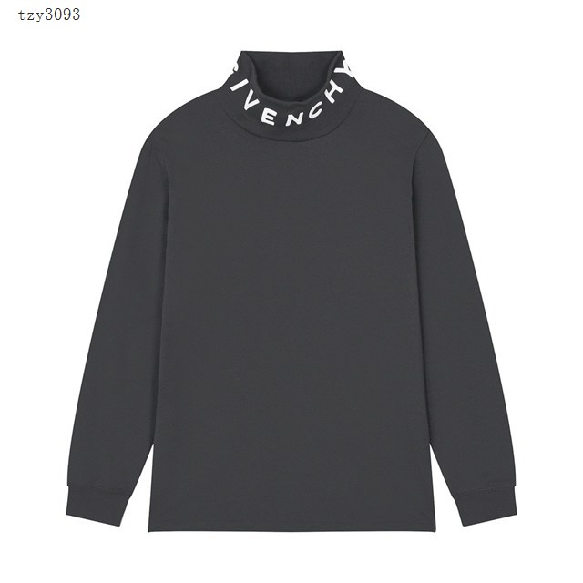 Givenchy專櫃紀梵希專門店2023FW新款領口刺繡長袖打底衫 男女同款 tzy3093