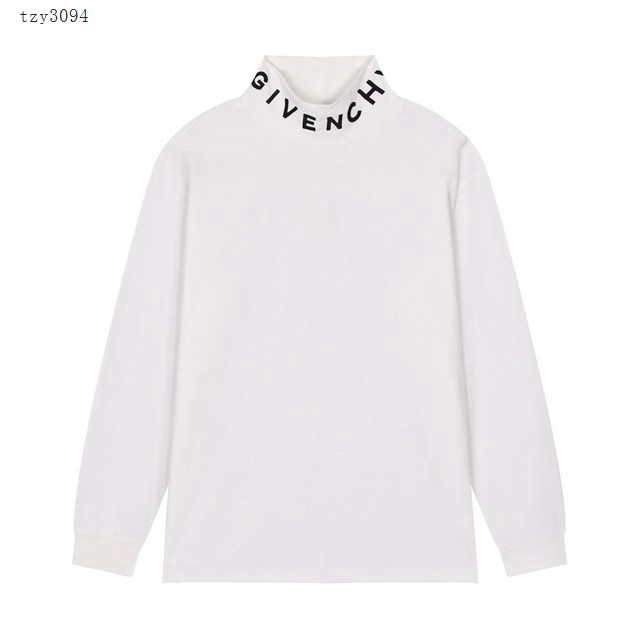Givenchy專櫃紀梵希專門店2023FW新款領口刺繡長袖打底衫 男女同款 tzy3094