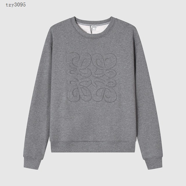 Loewe專櫃羅意威2023FW新款立體壓花工藝衛衣 男女同款 tzy3095