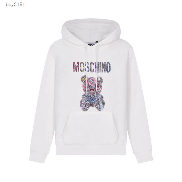 Moschino專櫃莫斯奇諾2023FW新款印花連帽衛衣 男女同款 tzy3151