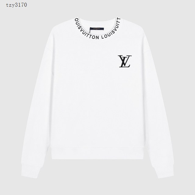 Louisvuitton路易威登Lv專門店2023FW新款刺繡印花圓領衛衣 男女同款 tzy3170