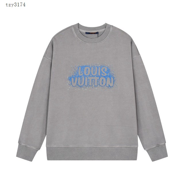 Louisvuitton路易威登Lv專門店2023FW新款漸變印花燙鑽圓領衛衣 男女同款 tzy3174