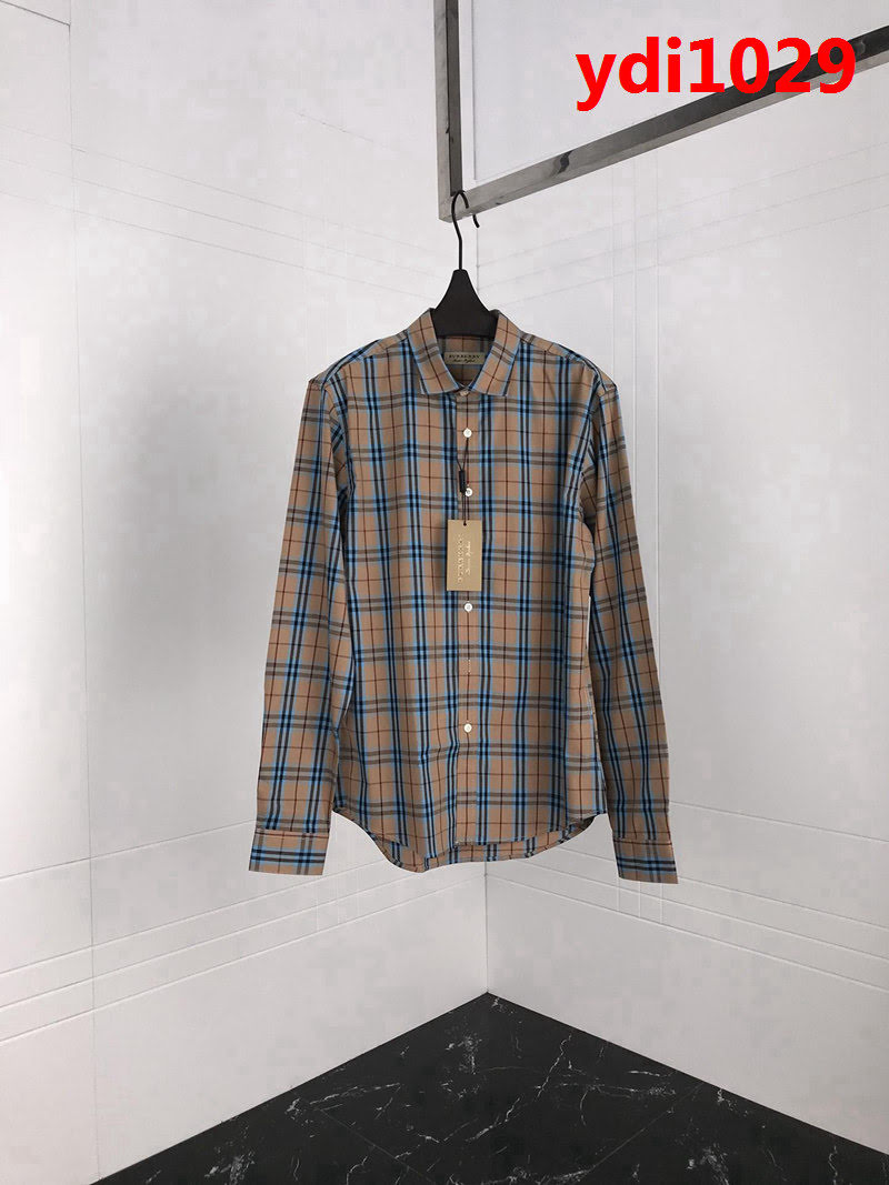 BURBERRY巴寶莉 18ss秋冬新款 新配色 純棉格紋長袖襯衫 男女同款 ydi1029