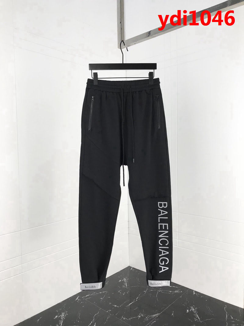 BALENCIAGA巴黎世家 18ss秋冬新款 純棉印花衛褲  ydi1046