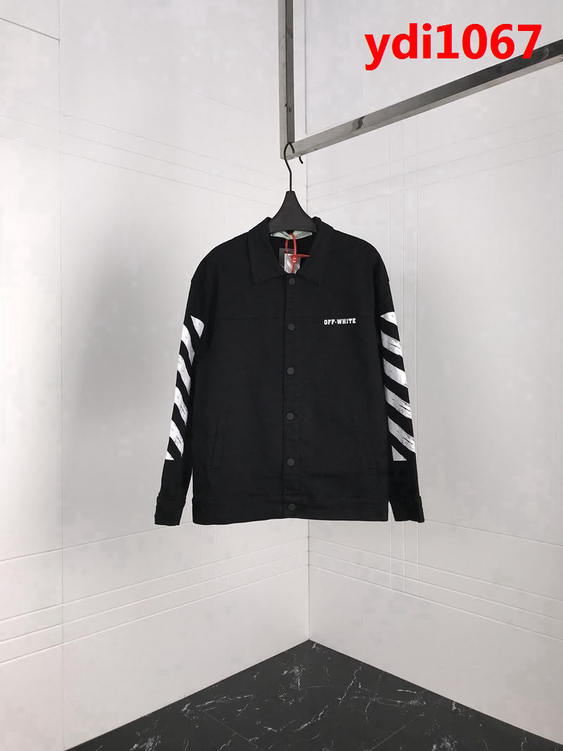 OFFwhite 18ss秋冬新款 薄款牛仔外套 水洗牛仔 男女同款 ydi1067