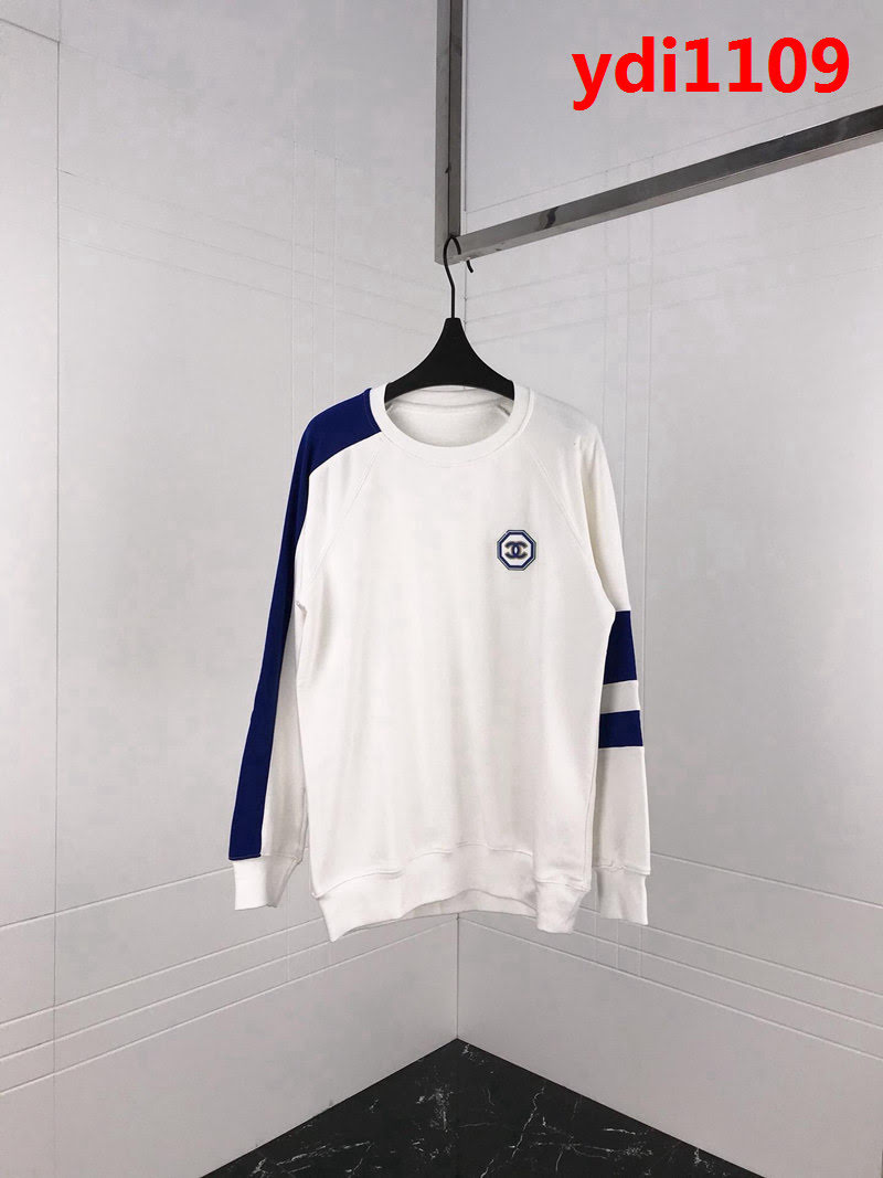 CHANEL香奈兒 小香中古系列 vintage ins超火拼色袖寬鬆 百搭衛衣 情侶款 ydi1109