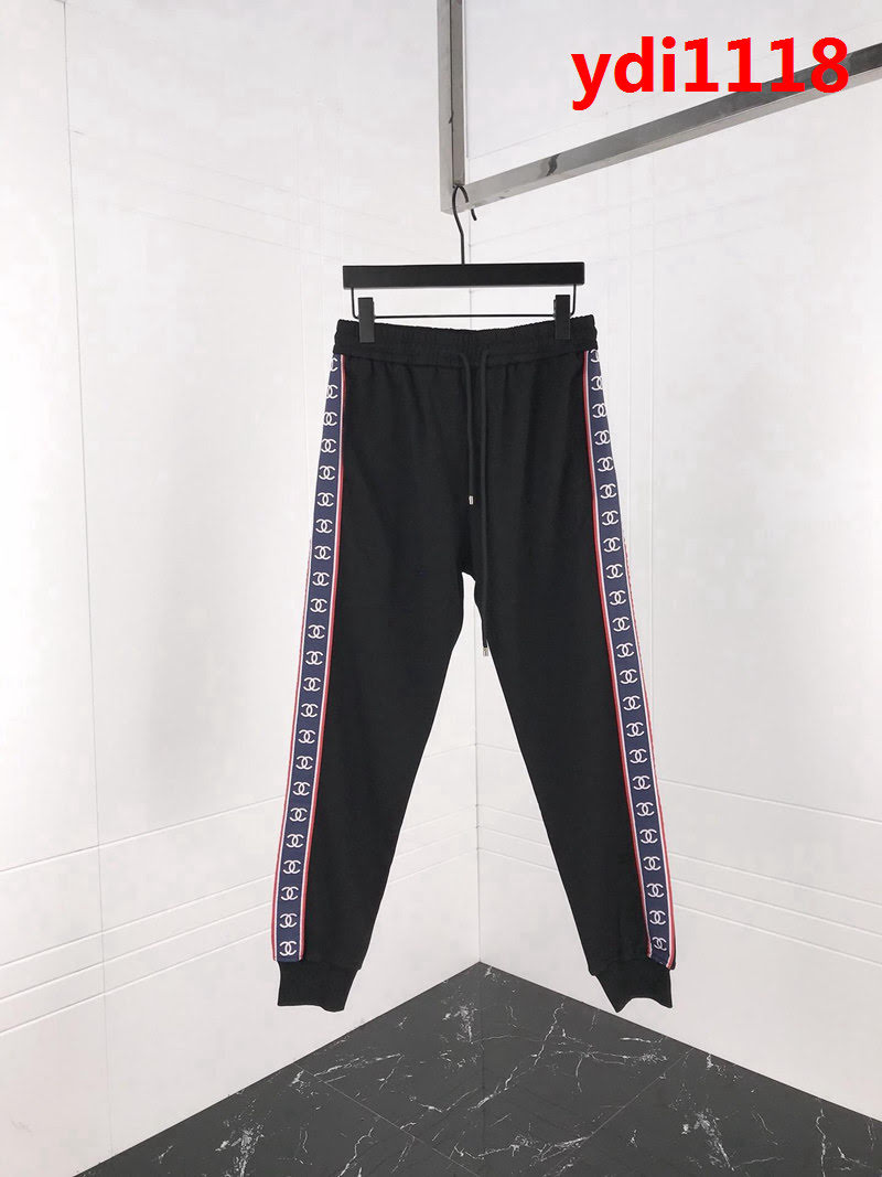 CHANEL香奈兒 小香中古系列 vintage ins超火拼色袖 串標飾帶 休閒運動套裝 情侶款 ydi1118