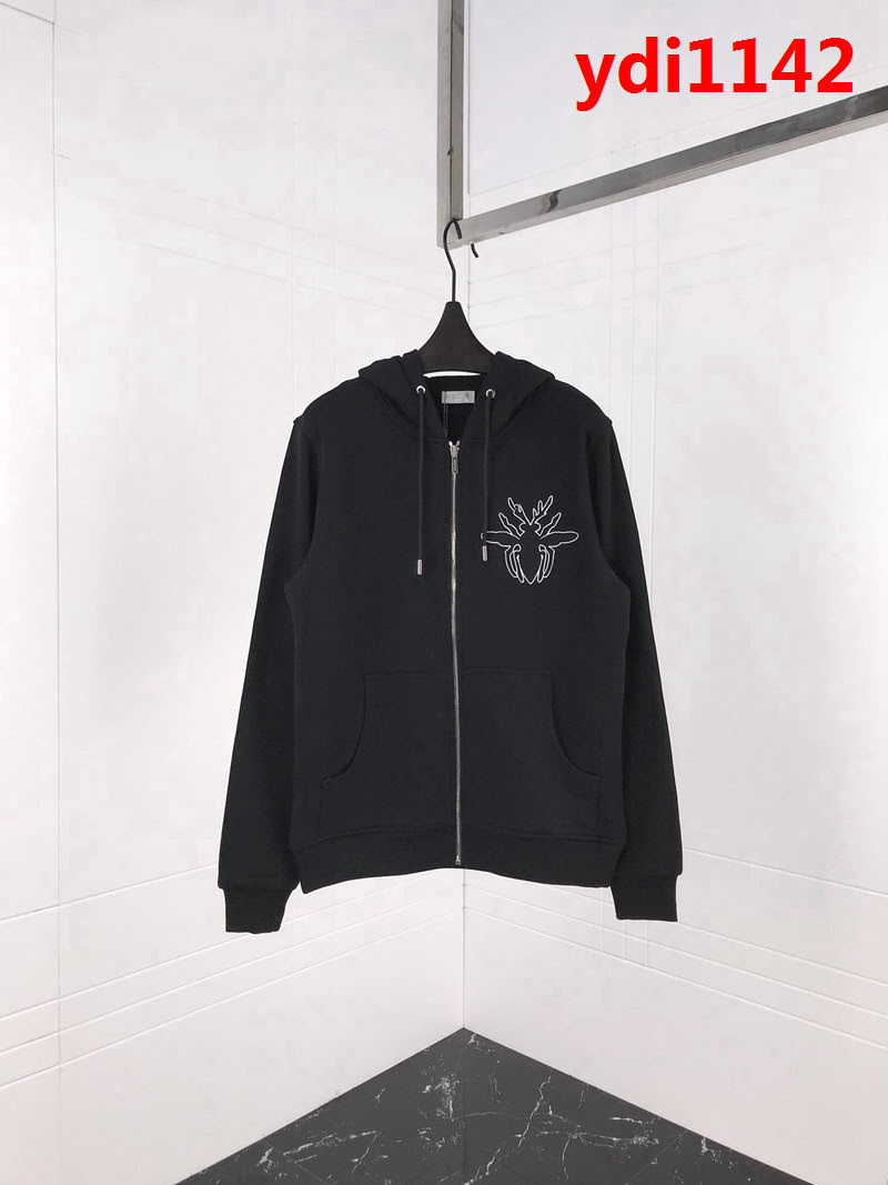 DIOR迪奧 18ss秋冬新款 專櫃斷貨款 刺繡大蜜蜂 拉鏈衛衣套裝 ydi1142