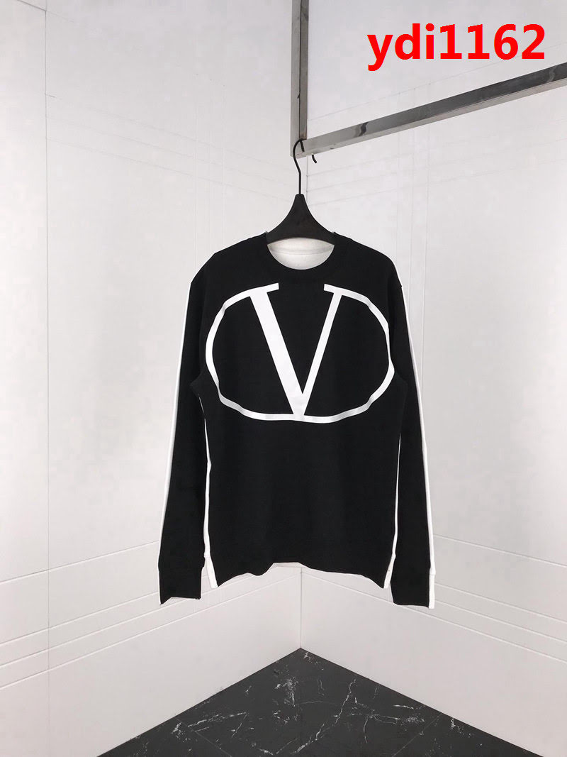 VALENTINO華倫天奴 18ss秋冬 VLTN系列 最新前後拼色 官網同步發售 經典LOGO大標衛衣 情侶款 ydi1162